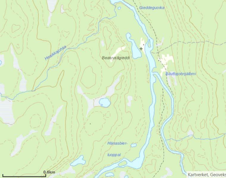 VEDLEGG forslag til forbudssoner for stangfiske Kárášjohka og Iešjohka Kárášjohka ved