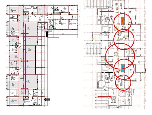 Utviklingstrekk 2007-08 Plan med overlappende soner Tydeliggjøring av fellesrom/torg Større variasjon i rommenes