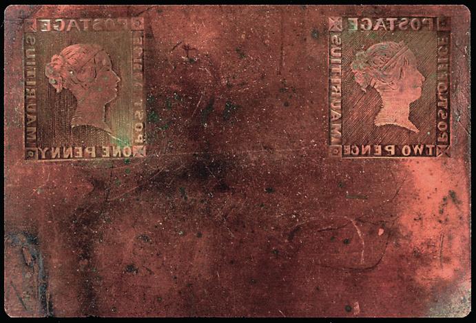 En av de første som disponerte platen var trolig frimerkehandleren Nevile Lacy Stocken (1871-1943). Platen byttet eier flere ganger og ble utstilt både i London og i New York.