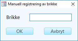 Side 20 Da er det heller ikke noe informasjon å vise om brikken. Brikken kan eies av en tidligere løper eller en helt ny. Klikk på Finn løper for å velge en løper eller registrere en ny.