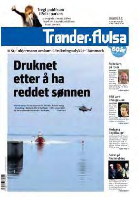 Vedlegg 52 Folkedans på roser Trønder-Avisa. Publisert på trykk 16.07.2012. Seksjon: Front Page. Side: 1. Del: 1.
