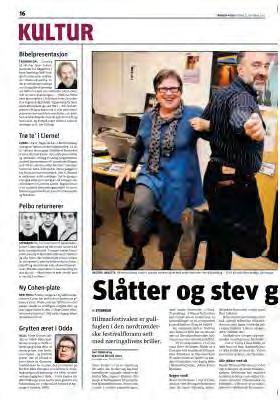 Vedlegg 92 Slåtter og stev gir jobber Trønder-Avisa. Publisert på trykk 21.10.2011. Guri Hjulstad. - hjulstad@t-a.no. Seksjon: KULTUR. Side: 16-17. Del: 1.