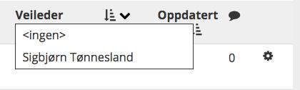 1 Kolonnene i oversikten Mine kandidater Kolonne Tittel Forklaring 1 Viser bilde av kandidaten hvis det er lagt inn 2 Navn Viser navnet på kandidaten.