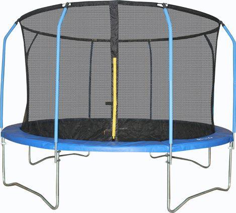 SIKKERHETSNETT med polstrede stolper kr 999,- TRAMPOLINE Trampoline med diameter