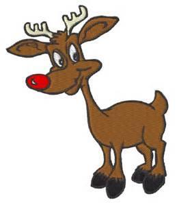 (Intro 4 takter) Rudolf er rød på nesen og når det er vind og sno blir han så kald på nesen at den lyser som en glo.