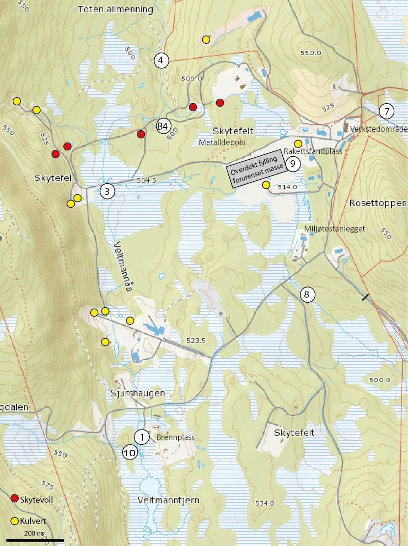 1. Innledning På Bradalsmyra testes konvensjonell ammunisjon, og det prøves ut ny ammunisjon.