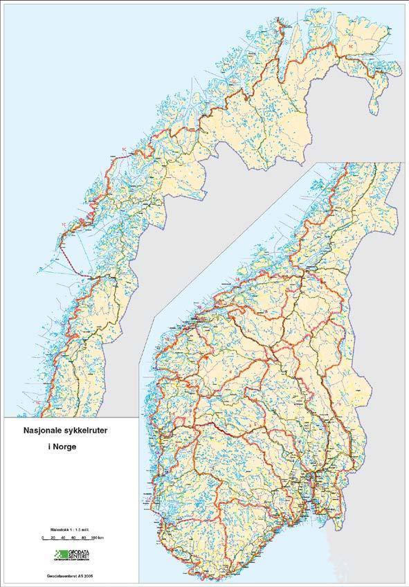 Vegvesenet har skiltet noen ruter. Rutene er omtalt på vegvesen.no og på www.cyclingnorway.