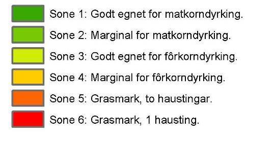 Naturgrunnlaget for matproduksjon i Norge