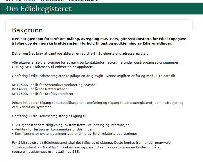 Grunnlag for beregningene Kostnadene som skal fordeles pr.