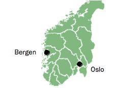 Oppgave 20 (0,5 poeng) Nettkode: E 4FXX Den korteste avstanden mellom Bergen og Oslo er