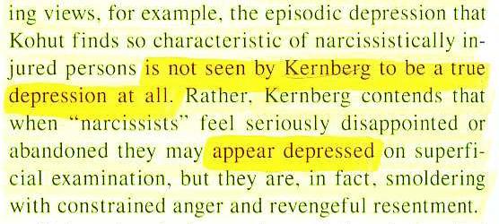 124 Det som hos saksøkte kan se ut som depresjon, synes i tråd med faglitteratur mer være et utslag ikke bare av depresjon, men av misunnelse og hat.