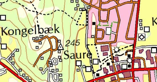 23 Nye byggeområder nordvest i Flisa sentrum. Gnr/bnr 96/1, 96/50, 96/43, 96/69, 95/117 og 95/17.