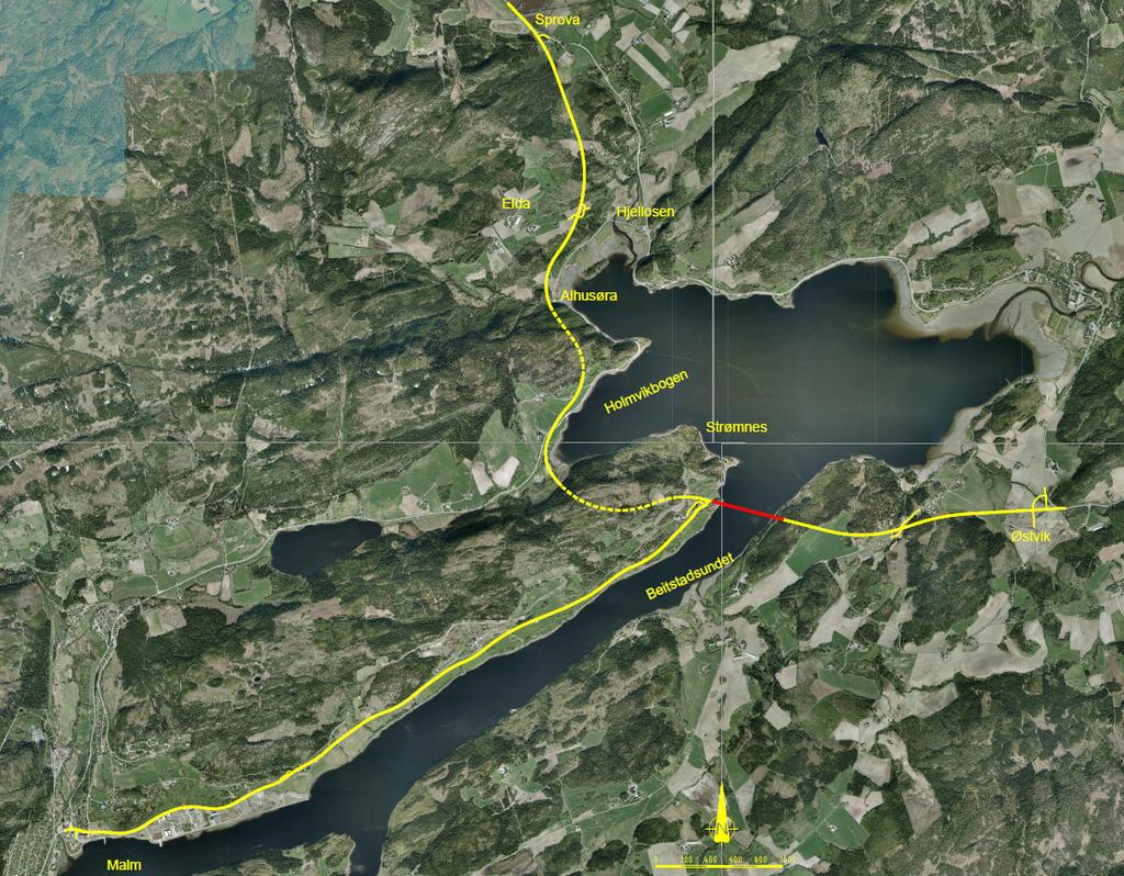 1 Innledning 1.1 Generelt Basert på kommunedelplaner for fv 17 og fv 720 Kvarving Sprova Malm i Steinkjer og Verran kommuner skal det utarbeides reguleringsplaner for vegparsellene.