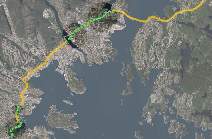 BYUTREDNING KRISTIANSANDSREGIONEN :: GRUNNLAGSDOKUMENT FOR BYMILJØAVTALE FOR KRISTIANSANDSREGIONEN Vollevannet - Oddemark Oddemarka - Tordenskjoldsgate Lumber - Auglandsbukta Auglandsbukta -