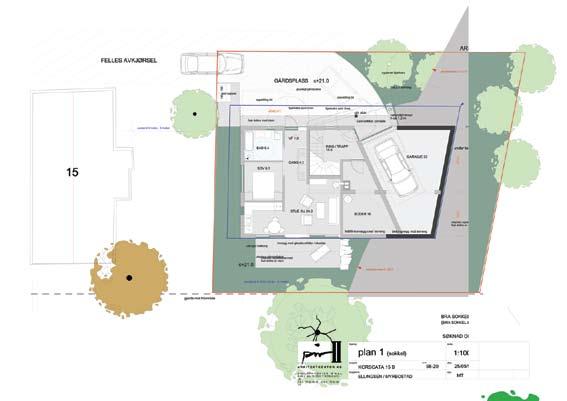 Tilsammen er boligen på 224 m 2.