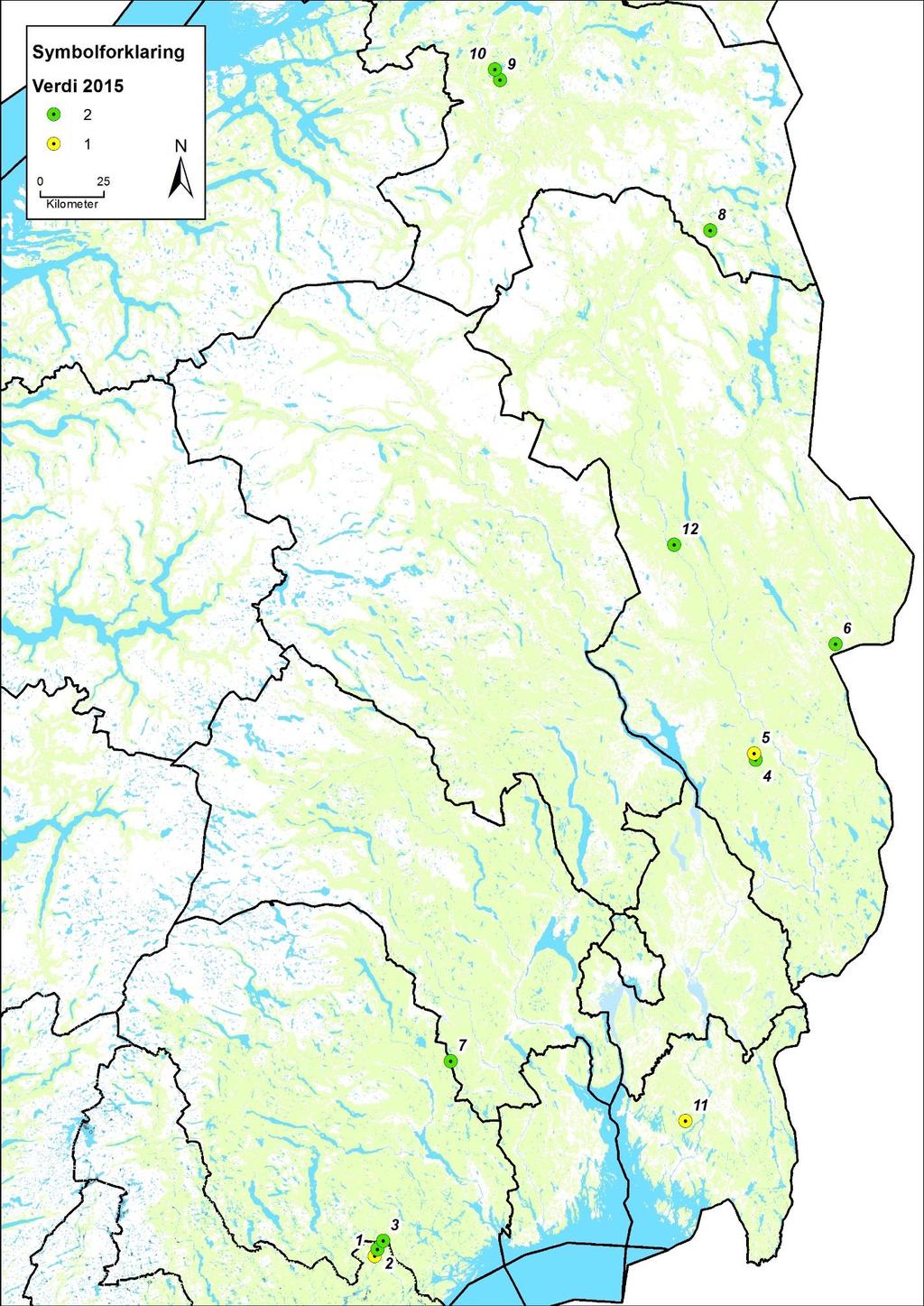 - Naturfaglige registreringer på Statsgrunn i 2015 - Figur 1.