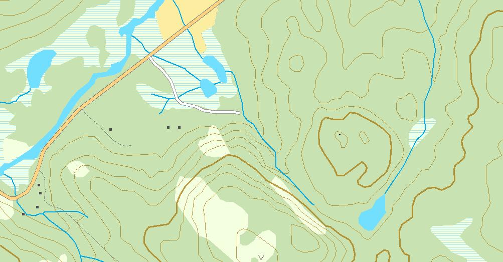 Raudkolltjern Venli 324 lille lemtjern nedre Raudkolltjern 6532000mN Skuggetjern Solemsfetane Rundmyrdalen