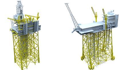 Johan Sverdrup en gigantutbygging Første byggetrinn, fire plattformer, 100-120