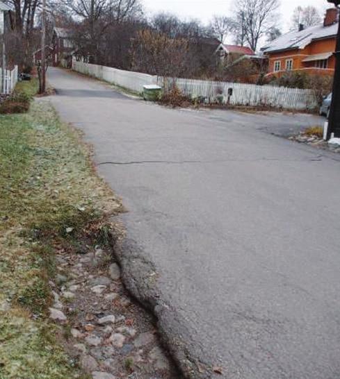 Gater Over: Opprinnelig var Øvrebyens gater gruset.