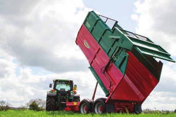 Korn- og grashenger farmline Disse hengerne er utviklet basert på mange års erfaring med håndtering av gras og korn i leiekjøring.