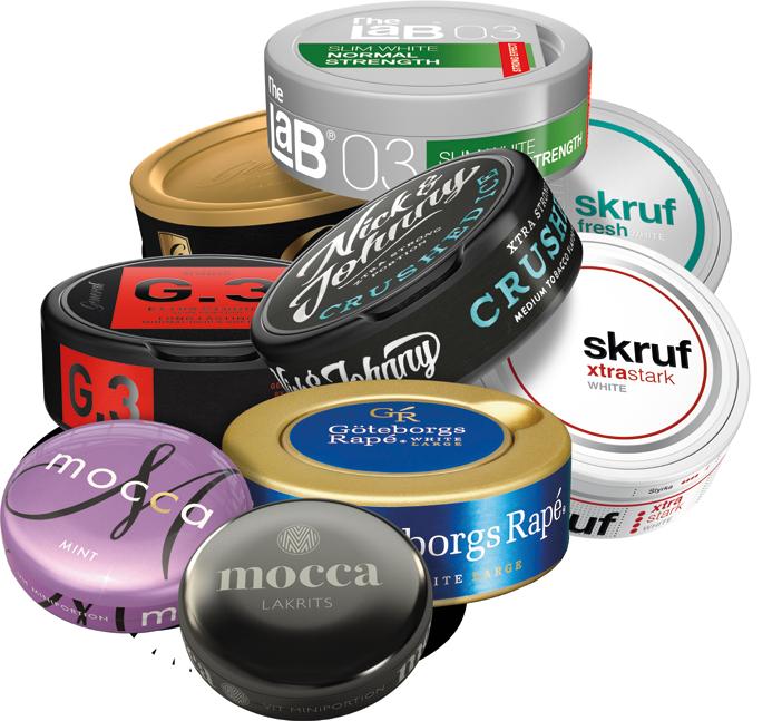 OVER 50% SNUS 10-PAKNING Alle