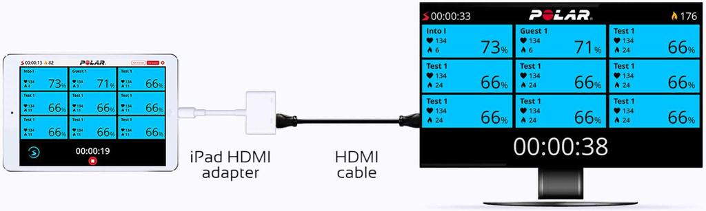 Hvis symbolet for lavt batterinivå vises, betyr det at pulssensorens batteriladenivå er lavt. Du trenger imidlertid ikke å bekymre deg for at batteriet skal gå tomt med en gang.