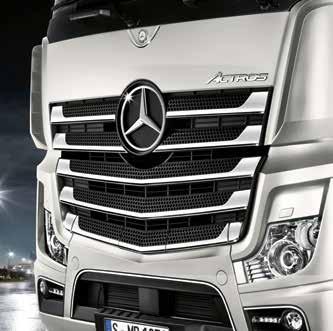 Noe ekstra for hver dag Allsidig, funksjonelt, vakkert og motiverende Mercedes-Benz originaltilbehør for Actros bidrar på forskjellige måter til at arbeidet i langtransporten går lettere og