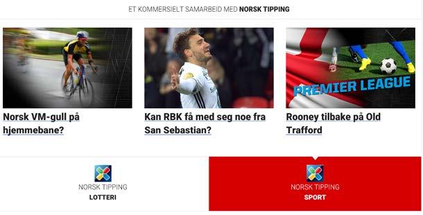 Tippings lotteri- og sportsspill.