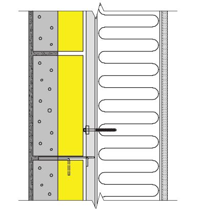 1) Utvendig: Weber Fiberpuss system. Innvendig: poretetting, vertikale trestendere c/c 600 mm festet til Leca veggen / 50 mm mineralull, dampsperre, 12-13 mm bygningsplate.