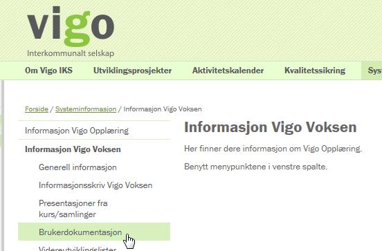 REGISTRERING SAMTALER REALKOMP.VURDERING OPPLÆRING DOKUMENTASJON RYDDING VEDL. VEDLEGG 7 http://www.vigoiks.