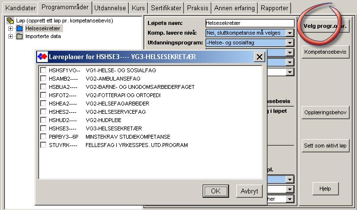 REGISTRERING SAMTALER REALKOMP.VURDERING OPPLÆRING DOKUMENTASJON RYDDING VEDL.