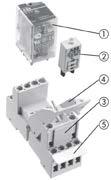 EPR - Elektroniske produkter og reléer Pluggbare miniatyrreléer CR-M (-pin) Elnr: Betegnelse: Min. Pakn. Lager: Pris: Miniatyrreléer (-pin) Dimensjoner (sokkel): L: x B: x H:, mm.