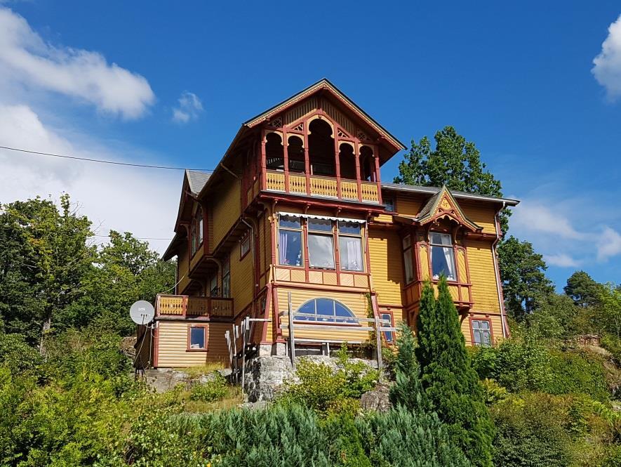 Tegnet av arkitekt Haldor Børve.