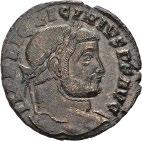 14847 01 200 777 777 LICINIUS I 308-324, Æ follis, Siscia 311