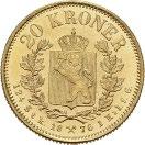 Norske mynter etter 1873 815 815 20 kroner 1876