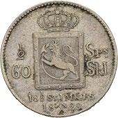 1/2 speciedaler 1836