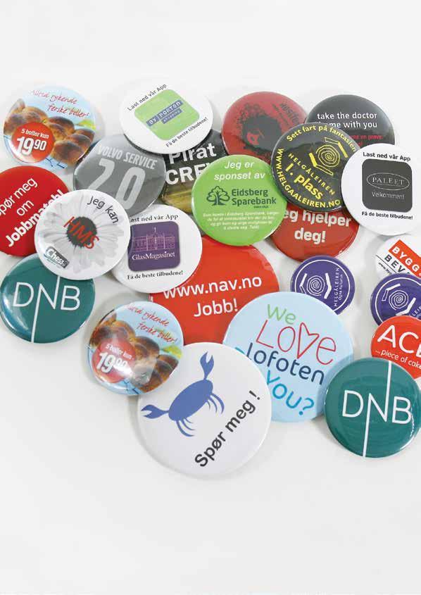 Art.nr. 1800 Buttons Ø 75 mm. Art.nr. 1805 Buttons Ø 56 mm. Art.nr. u/trykk 100 stk. 500 stk. 1000 stk.