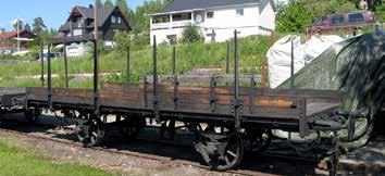 Etter utrangering ble vognen tatt i bruk som stasjonsvogn på Verkstedet Grorud, og ble benyttet til mellomlagring av lokomotivdeler. Vognen hadde denne funk sjonen frem til begynnelsen av 1990-tallet.