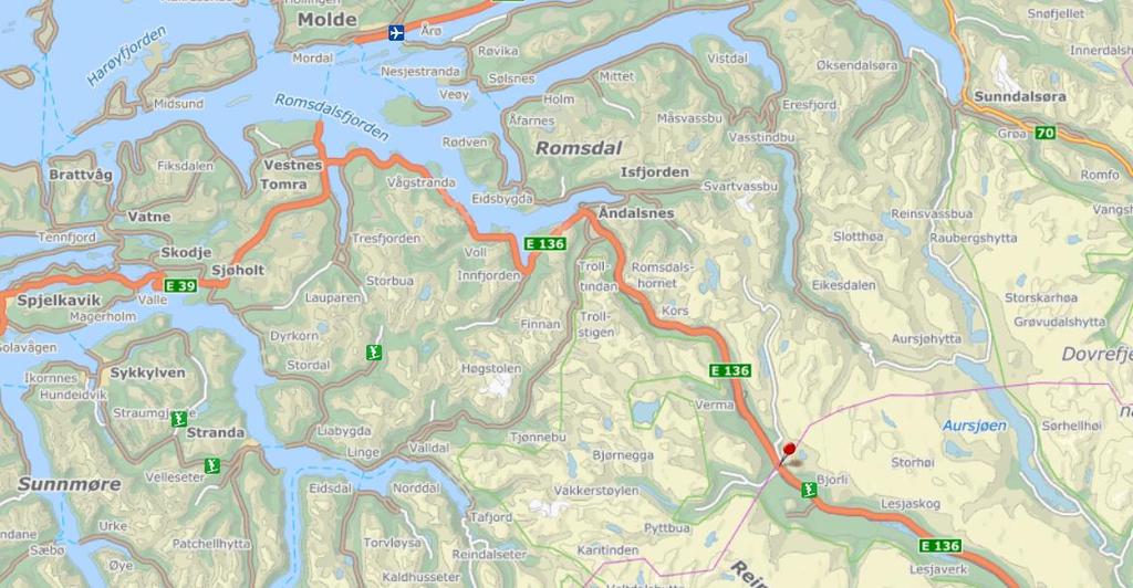 FORPROSJEKT E136 Stuguflåten jernbanebru Prosjekt nr 1729 Rev 25.8.