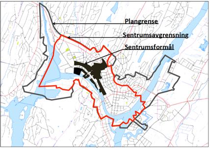 handelsvirksomhet over 3 000m 2 kan etableres i sentrum. Kjøpesenterbestemmelsene og fylkesplan gir føringer for hvor handelsvirksomhet over 3.000m2 kan etableres.