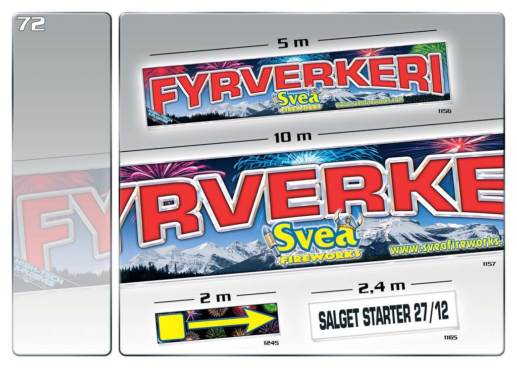 MOTIV BANNER - M Art. nr.: 1156 Bredde / Høyde: 500 cm x 100 cm Beskrivelse: Oppsiktsvekkende banner med fargemotiv i PVC. Dette banneret er perfekt til skilting av fasader.