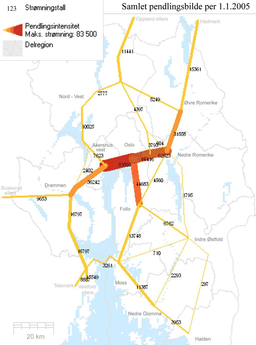 Høy boligbyggingstakt i Oslo de senere år har trolig bidratt til dempet innpendling og øket utpendlingen fra Oslo.