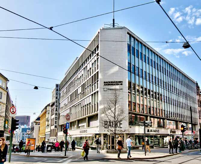 804 kvm 222 kvm Q1 2016 AKERSGATA 45 Oslo Sentrum Attraktive kontorlokaler i Backe gården Meget representativt bygg Unik beliggenhet i Oslo sentrum Nær offentlig