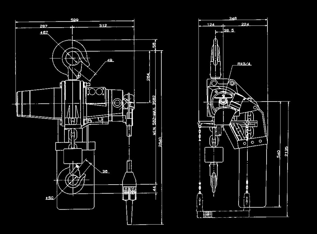 6 tonn EHL-2TW EHL-3TS