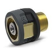 Lock og høytrykksslanger med M 22 1,5 tilkobling. EASY!Lock Adapter 2 M22 x 1,5 4 4.111-030.0 Adapter for tilkobling av høytrykksvaskere/ HD høytrykkspistol med M 22 1,5 og høytrykksslange med EASY!