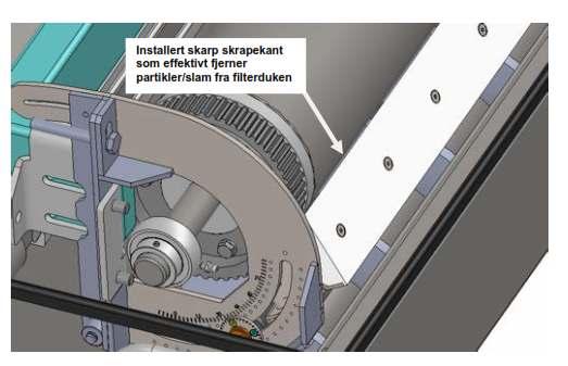 energibruk og reduksjon av aerosoler - Skrapa er i PE-materiale - Skrapa