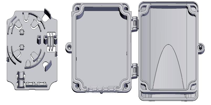 security torxbit m/hull T30 Inkludert skjøtekassett med plass til PLC-splitter 1:4 Farge: