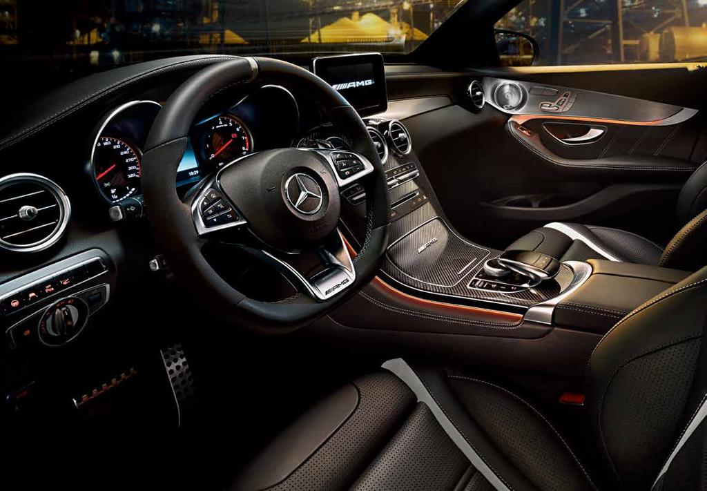 Komfortabel dynamikk Også kupeen til Mercedes-AMG GLC 63 S 4MATIC+ er inspirert av motorsporten.