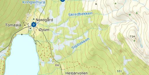 5. Tomasvatnet Skiltfløy