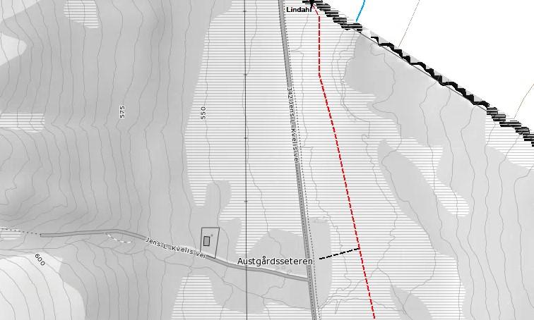 ) Ønskede KART: tilknytningsløyper 1. Halvardseter Godkjennes i henhold til kart: kamping 2.